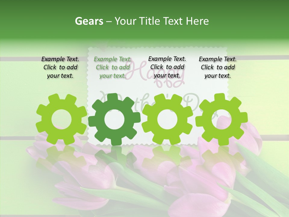 Celebration Leaves Bloom PowerPoint Template