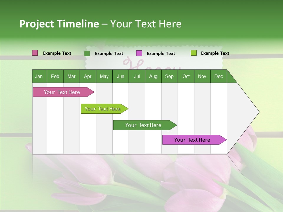 Celebration Leaves Bloom PowerPoint Template