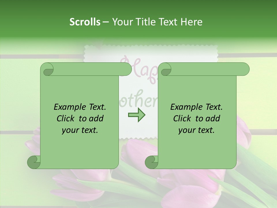 Celebration Leaves Bloom PowerPoint Template