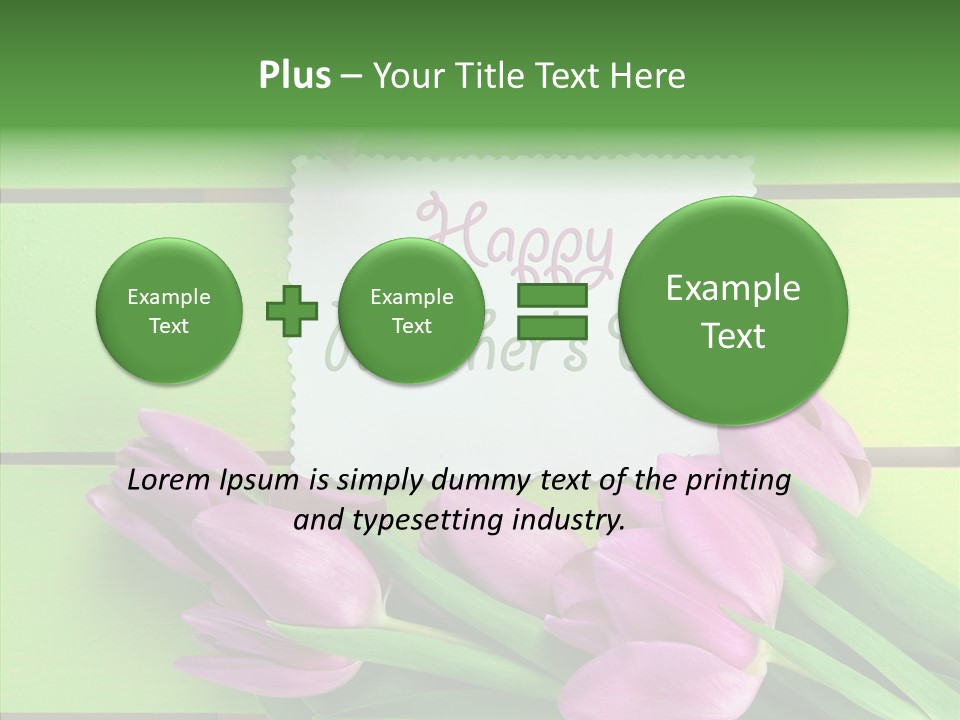 Celebration Leaves Bloom PowerPoint Template
