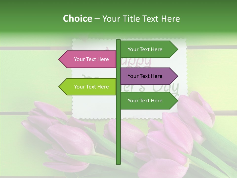 Celebration Leaves Bloom PowerPoint Template