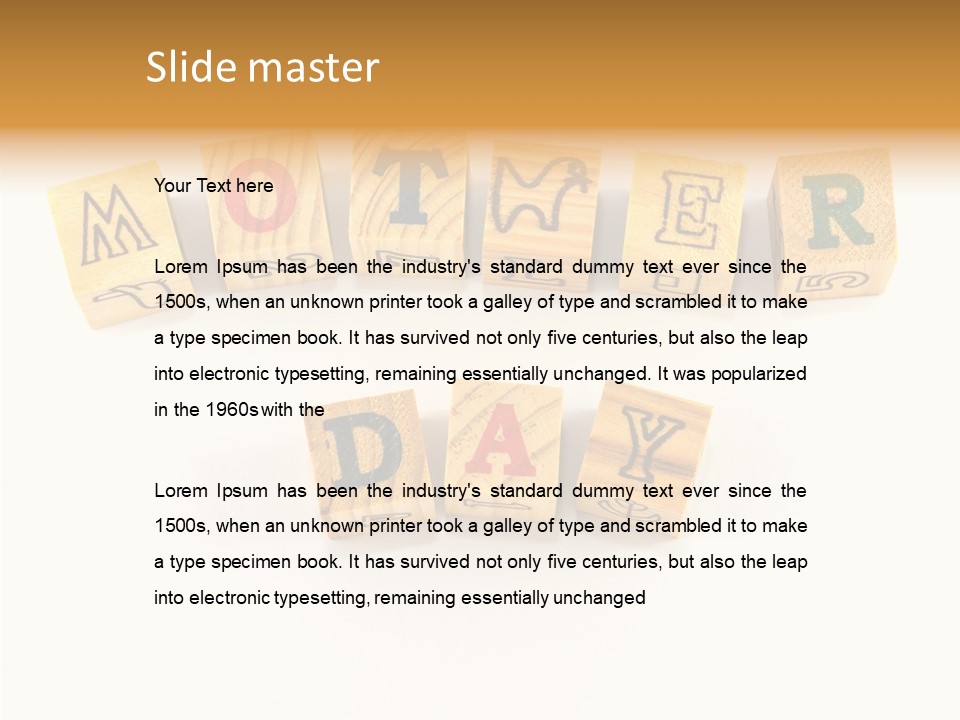 Congratulate Wooden Design PowerPoint Template