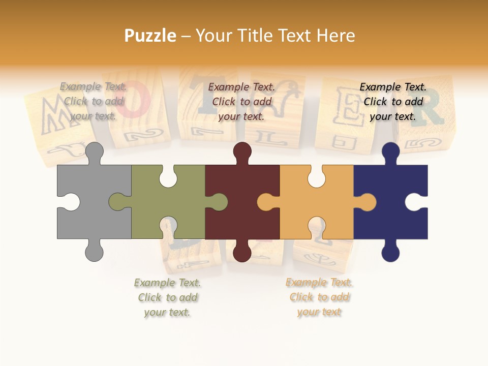 Congratulate Wooden Design PowerPoint Template