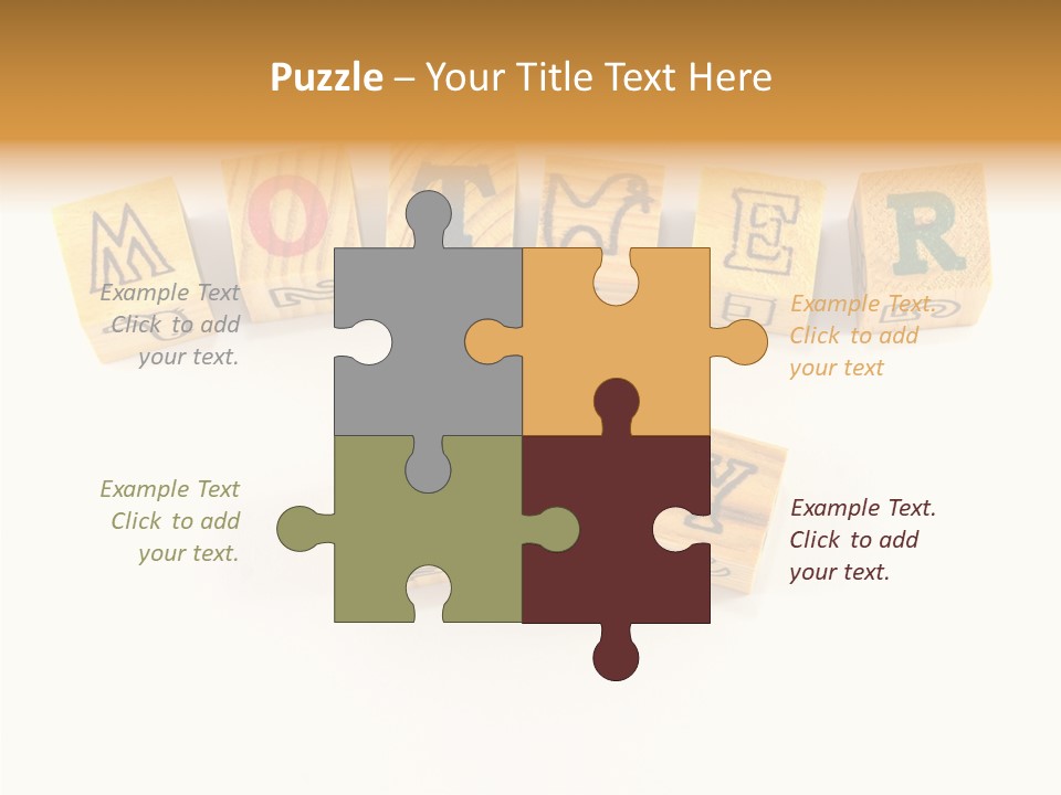 Congratulate Wooden Design PowerPoint Template
