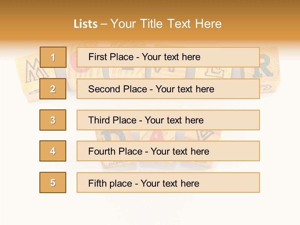 Congratulate Wooden Design PowerPoint Template