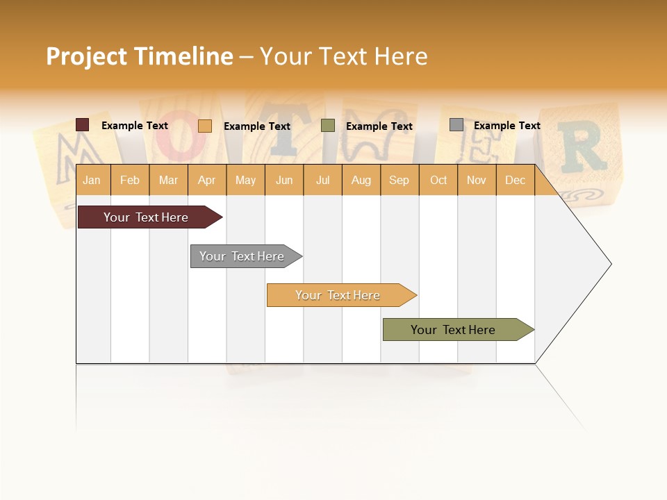 Congratulate Wooden Design PowerPoint Template