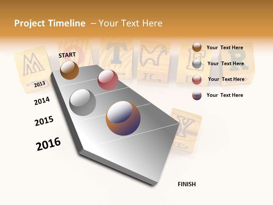 Congratulate Wooden Design PowerPoint Template