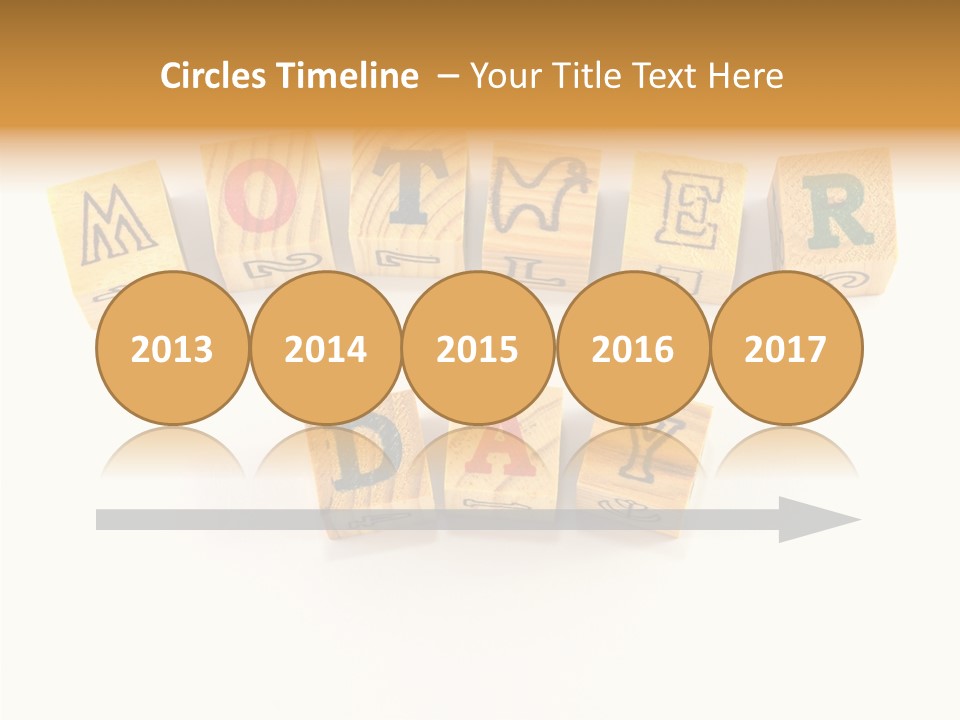 Congratulate Wooden Design PowerPoint Template