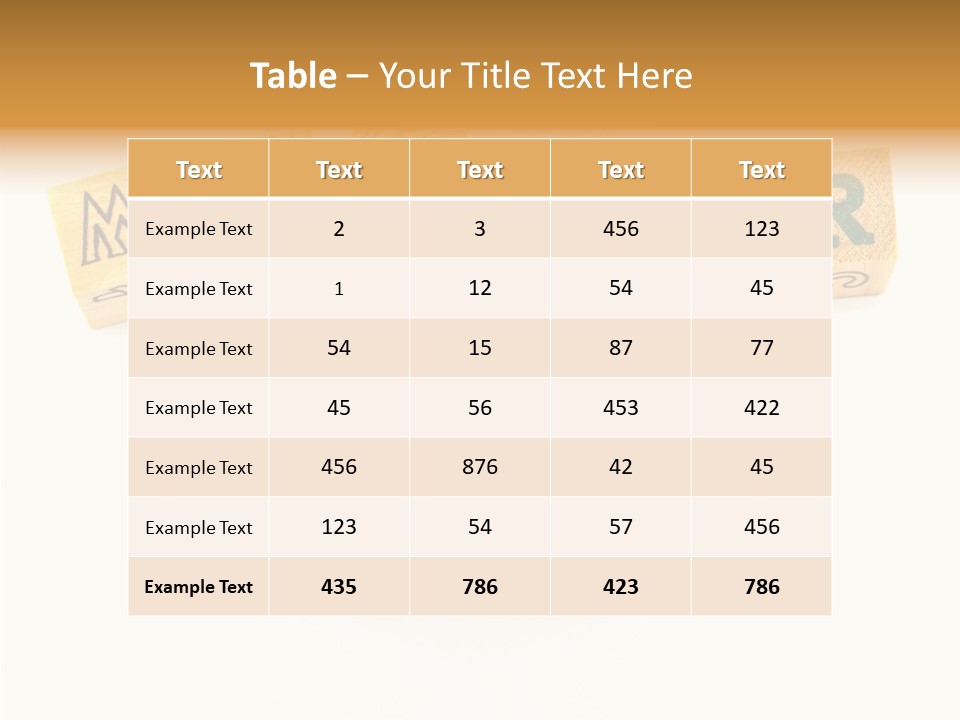Congratulate Wooden Design PowerPoint Template