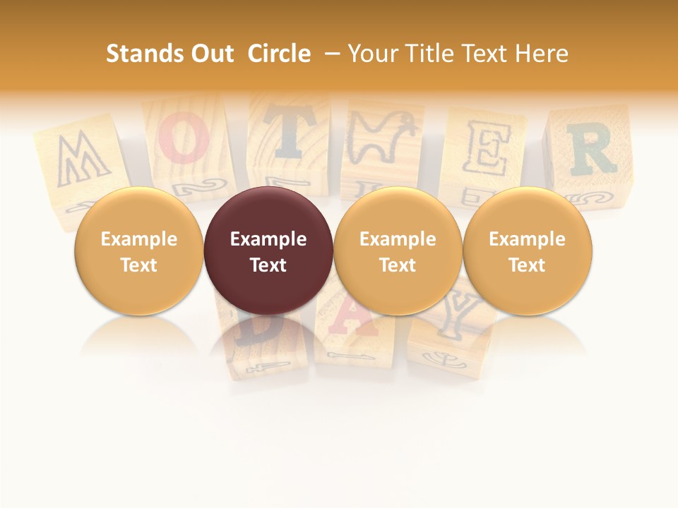 Congratulate Wooden Design PowerPoint Template