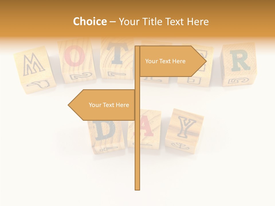 Congratulate Wooden Design PowerPoint Template