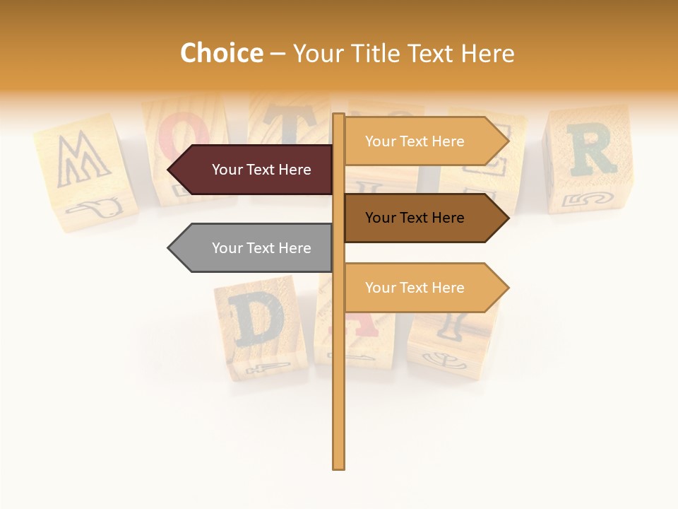 Congratulate Wooden Design PowerPoint Template