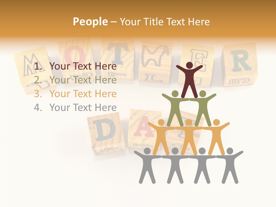 Congratulate Wooden Design PowerPoint Template