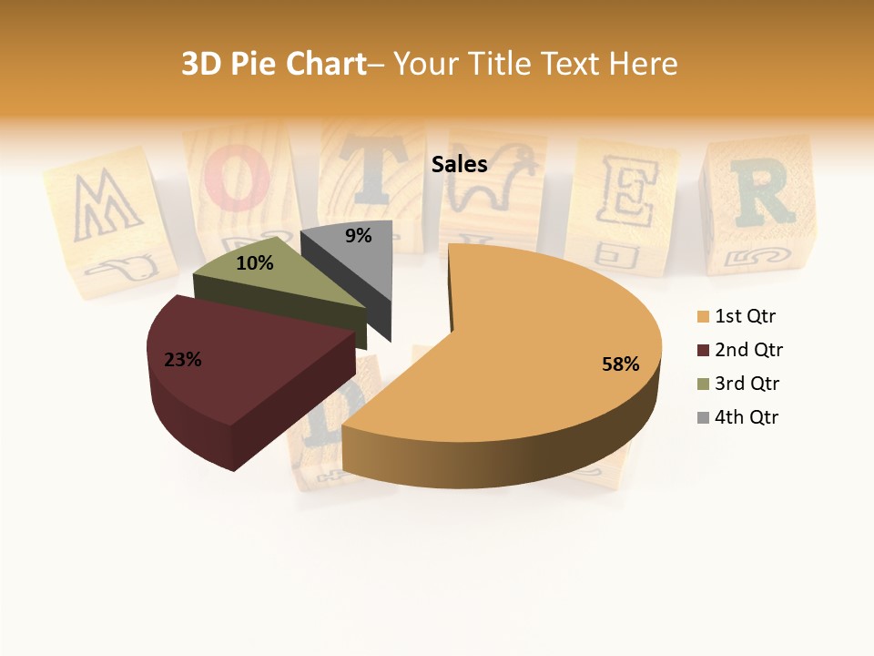 Congratulate Wooden Design PowerPoint Template