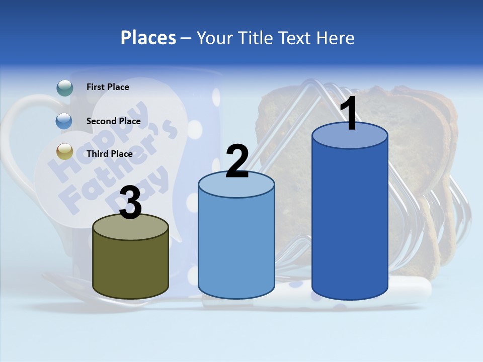 Heart Tag Breakfast PowerPoint Template