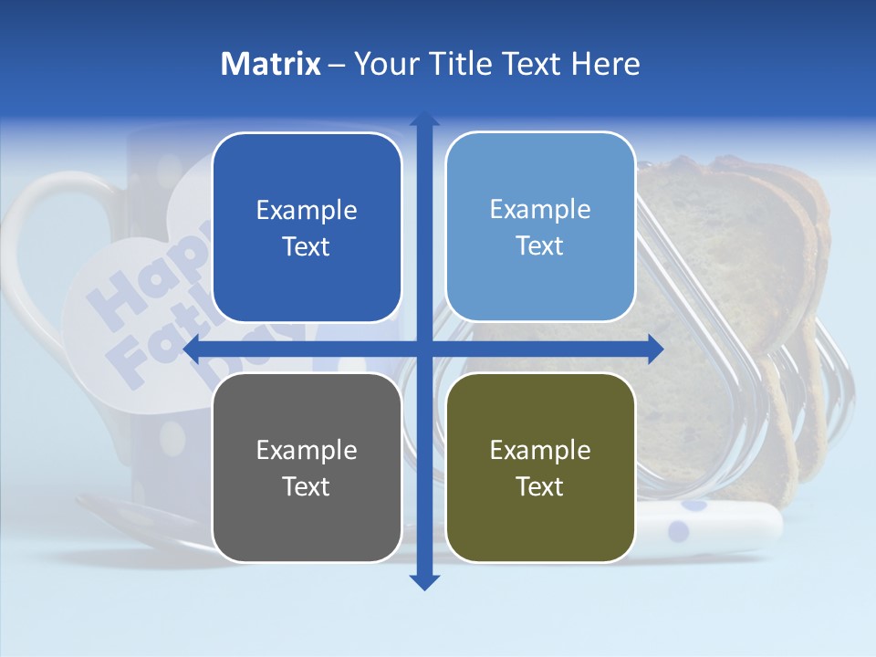 Heart Tag Breakfast PowerPoint Template