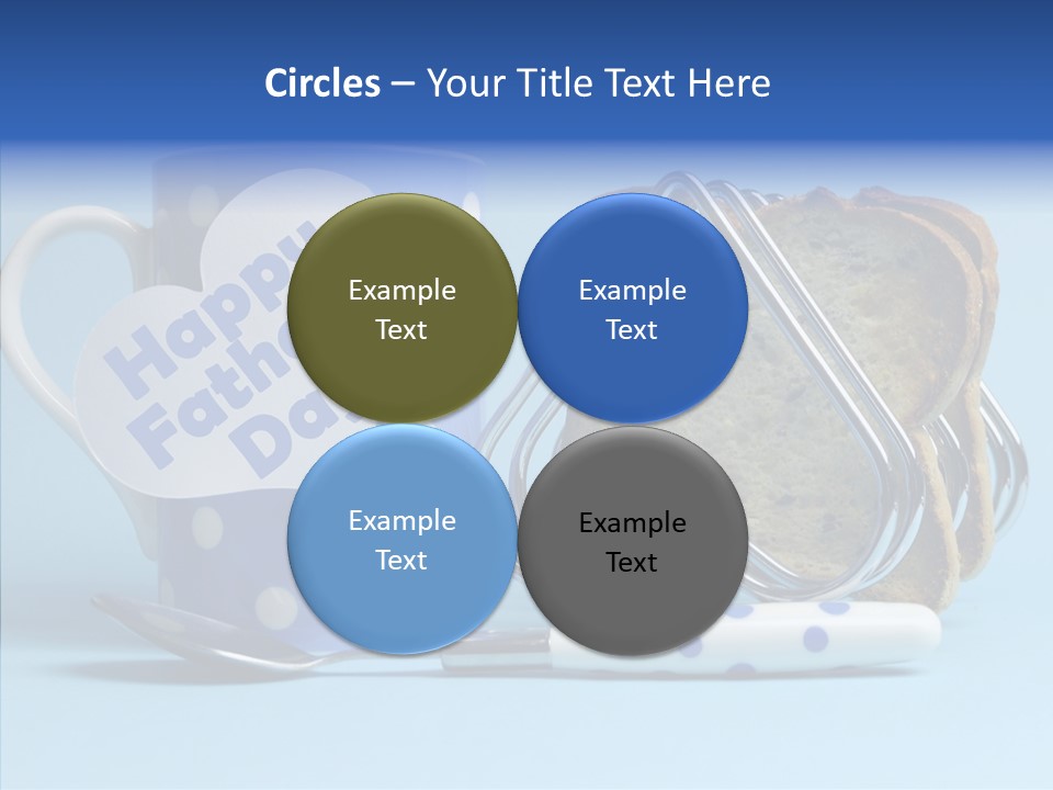 Heart Tag Breakfast PowerPoint Template