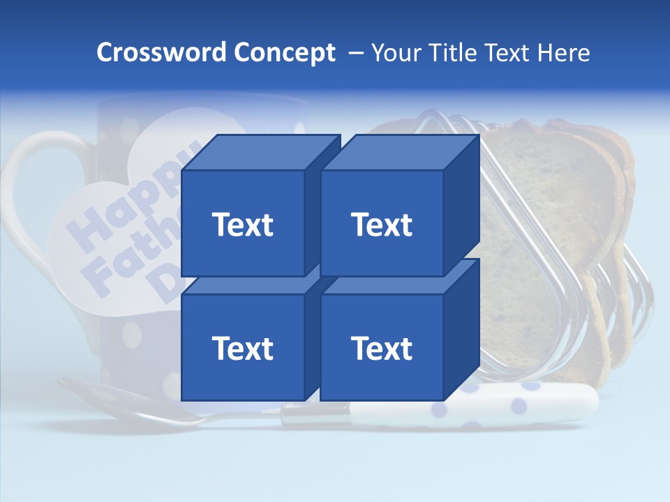 Heart Tag Breakfast PowerPoint Template