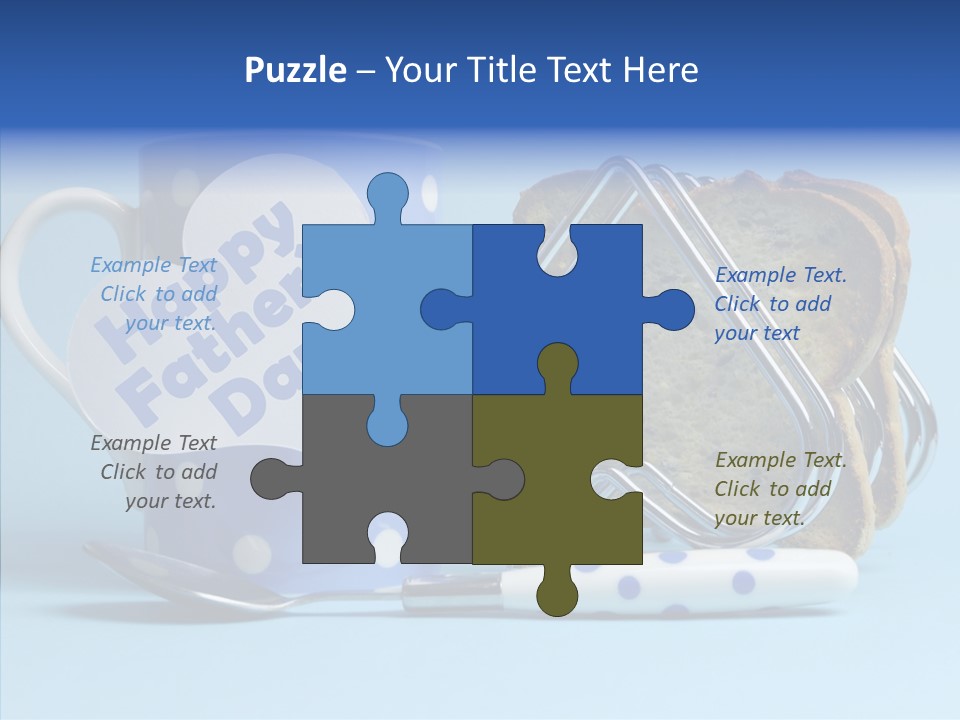 Heart Tag Breakfast PowerPoint Template