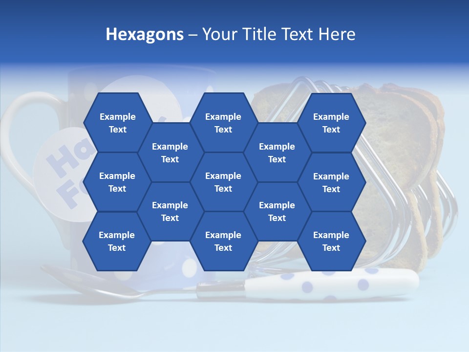 Heart Tag Breakfast PowerPoint Template