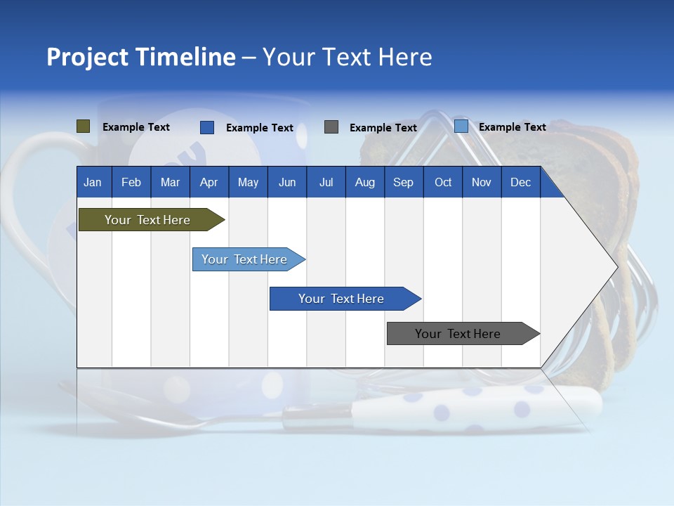 Heart Tag Breakfast PowerPoint Template