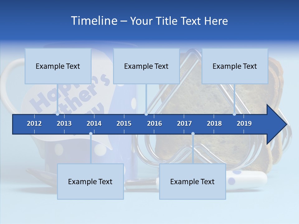 Heart Tag Breakfast PowerPoint Template