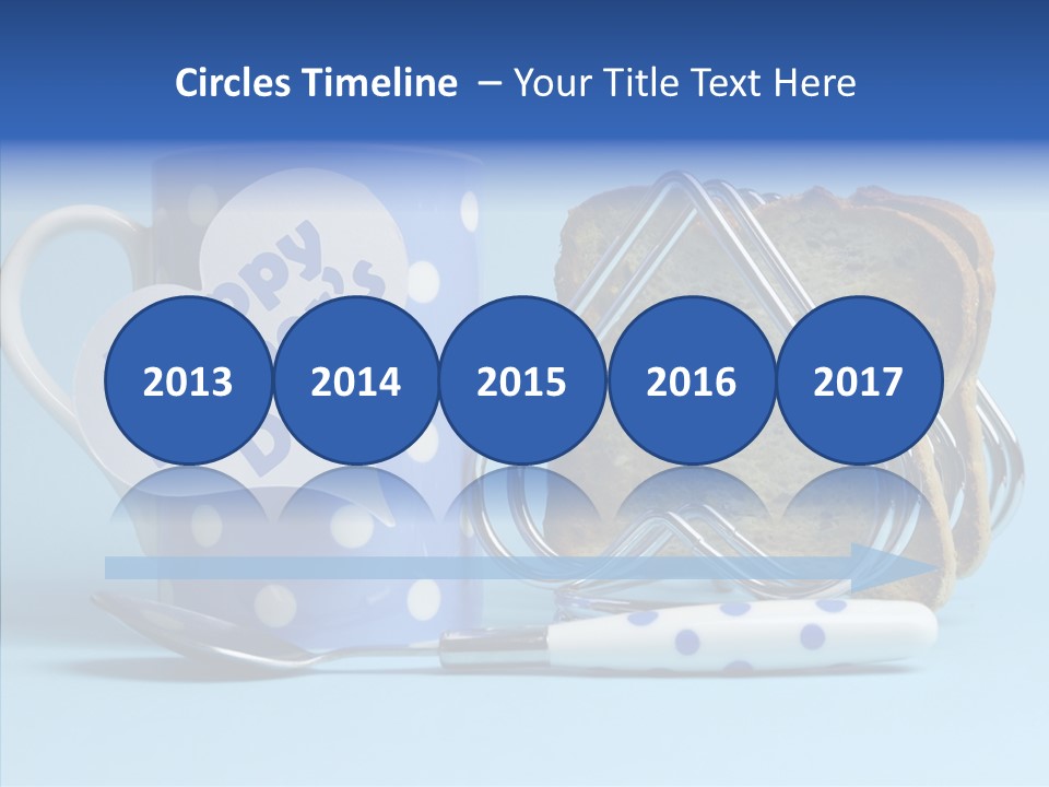 Heart Tag Breakfast PowerPoint Template