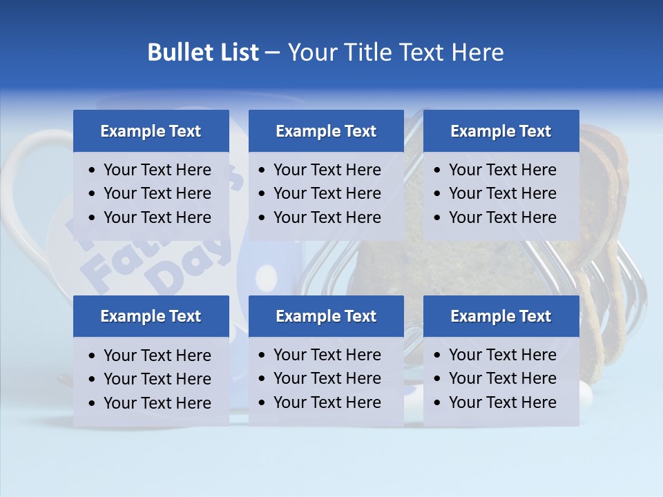 Heart Tag Breakfast PowerPoint Template