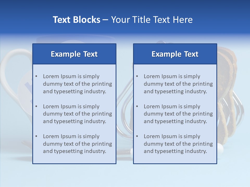 Heart Tag Breakfast PowerPoint Template
