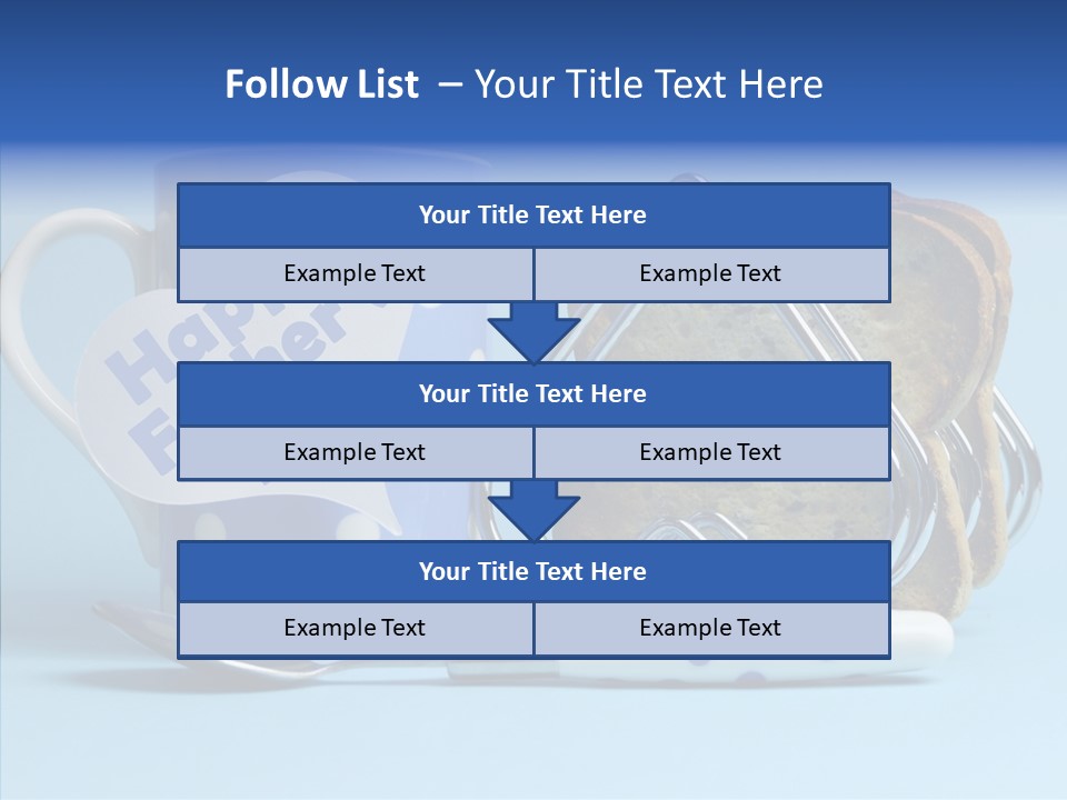 Heart Tag Breakfast PowerPoint Template