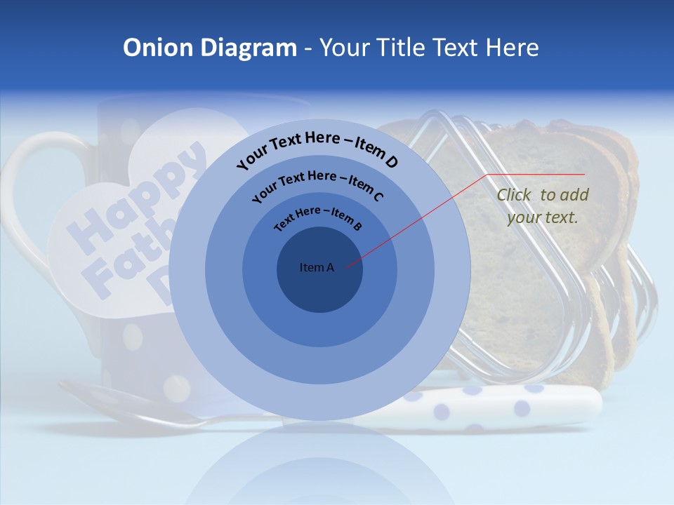 Heart Tag Breakfast PowerPoint Template