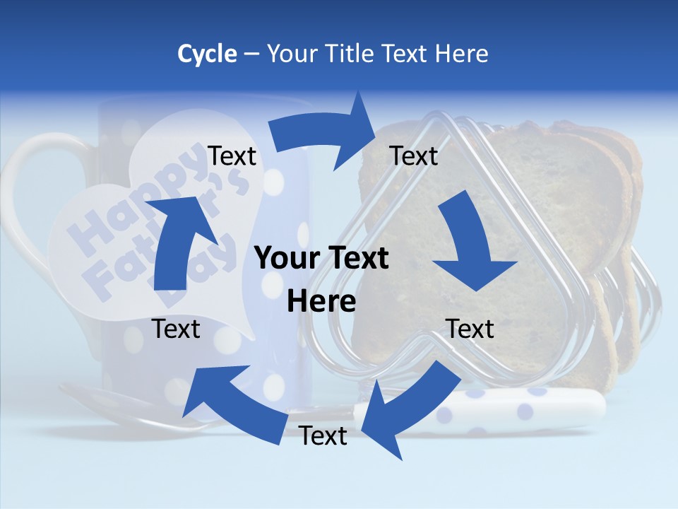 Heart Tag Breakfast PowerPoint Template