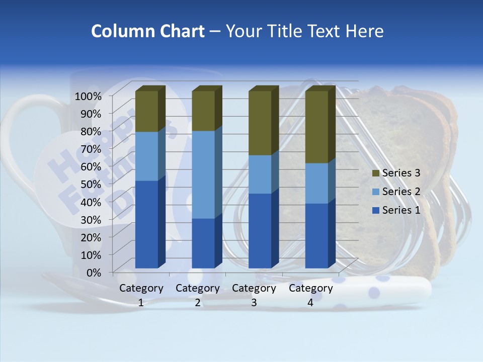 Heart Tag Breakfast PowerPoint Template