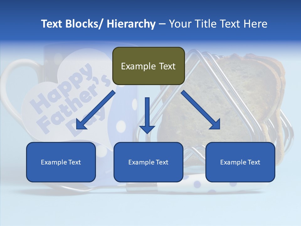 Heart Tag Breakfast PowerPoint Template