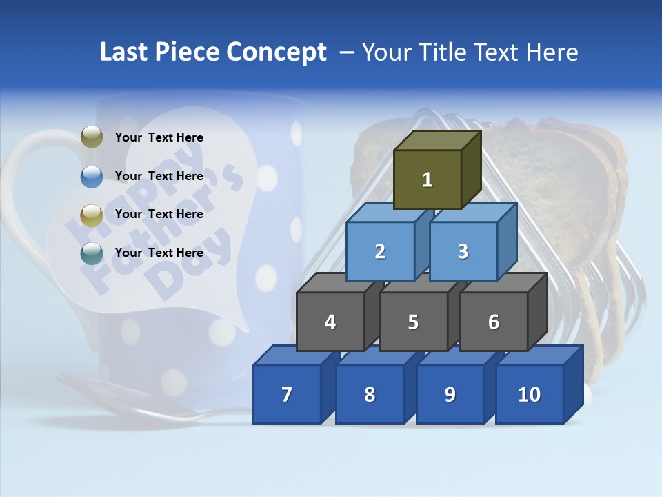 Heart Tag Breakfast PowerPoint Template