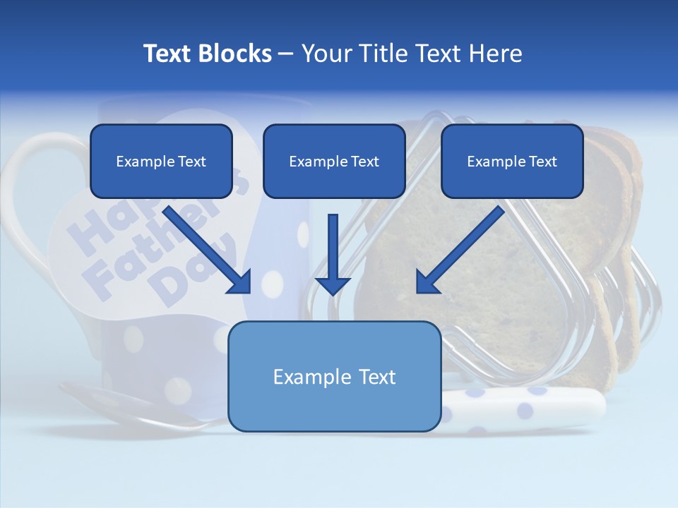 Heart Tag Breakfast PowerPoint Template