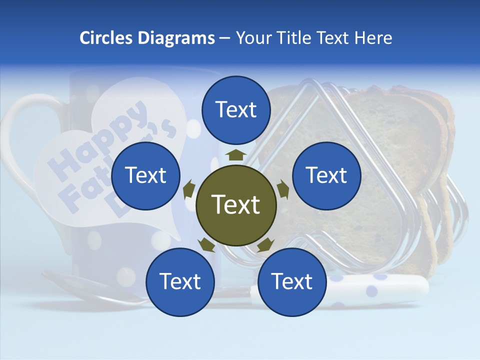 Heart Tag Breakfast PowerPoint Template