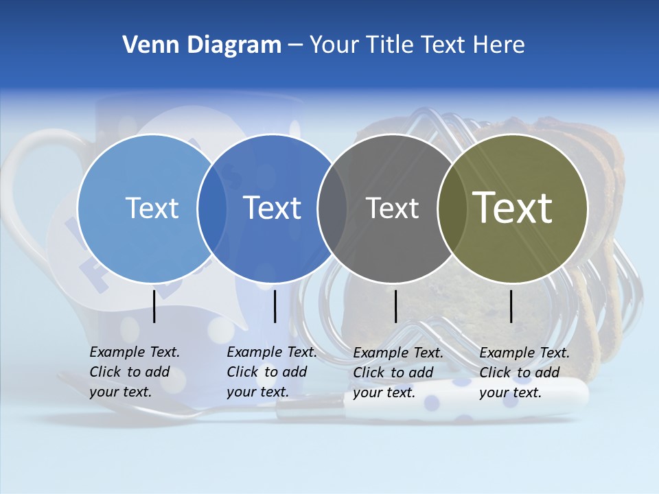 Heart Tag Breakfast PowerPoint Template