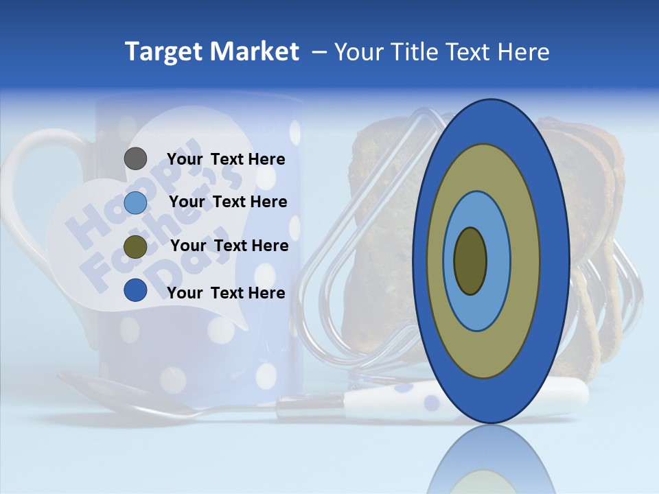 Heart Tag Breakfast PowerPoint Template