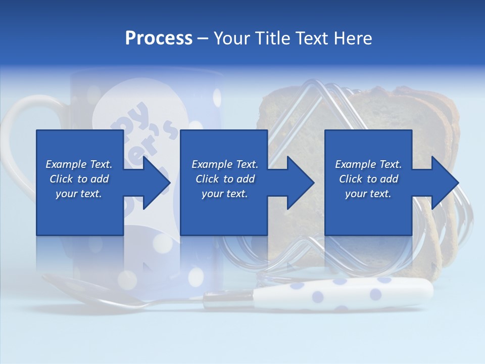 Heart Tag Breakfast PowerPoint Template