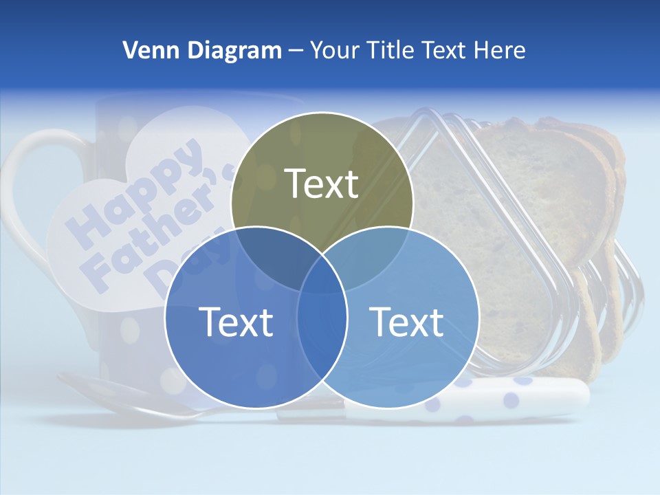 Heart Tag Breakfast PowerPoint Template