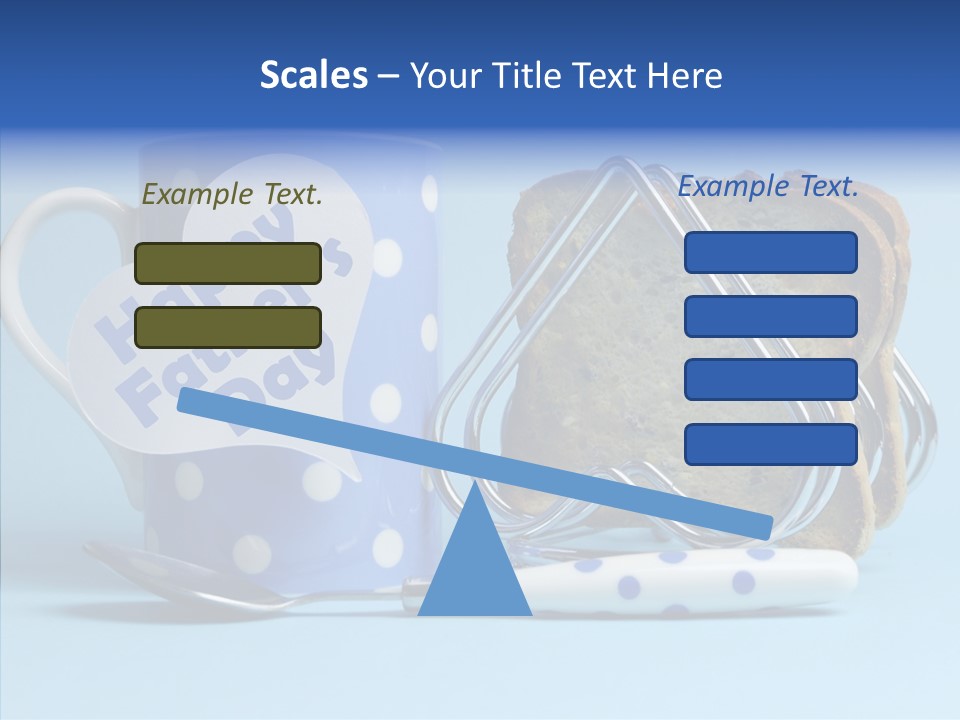 Heart Tag Breakfast PowerPoint Template