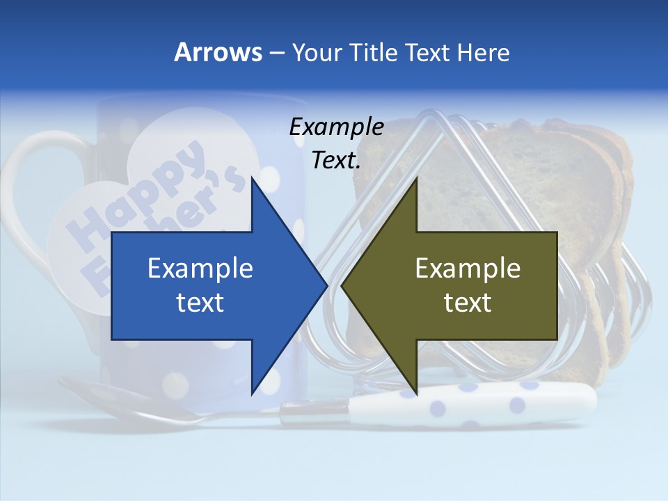 Heart Tag Breakfast PowerPoint Template