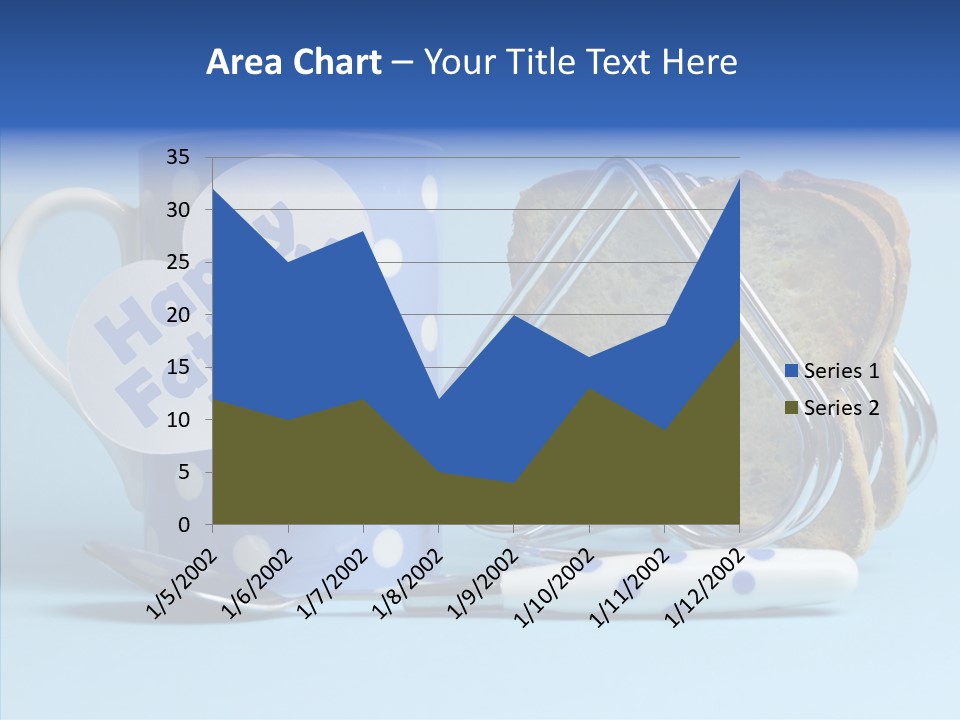 Heart Tag Breakfast PowerPoint Template