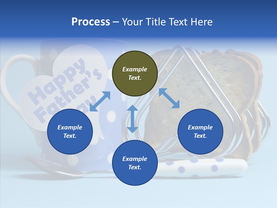 Heart Tag Breakfast PowerPoint Template