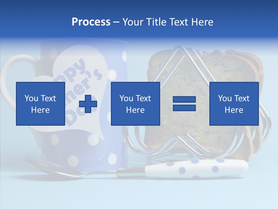 Heart Tag Breakfast PowerPoint Template