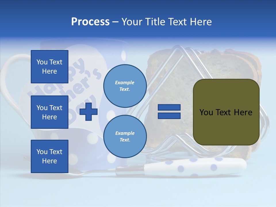 Heart Tag Breakfast PowerPoint Template