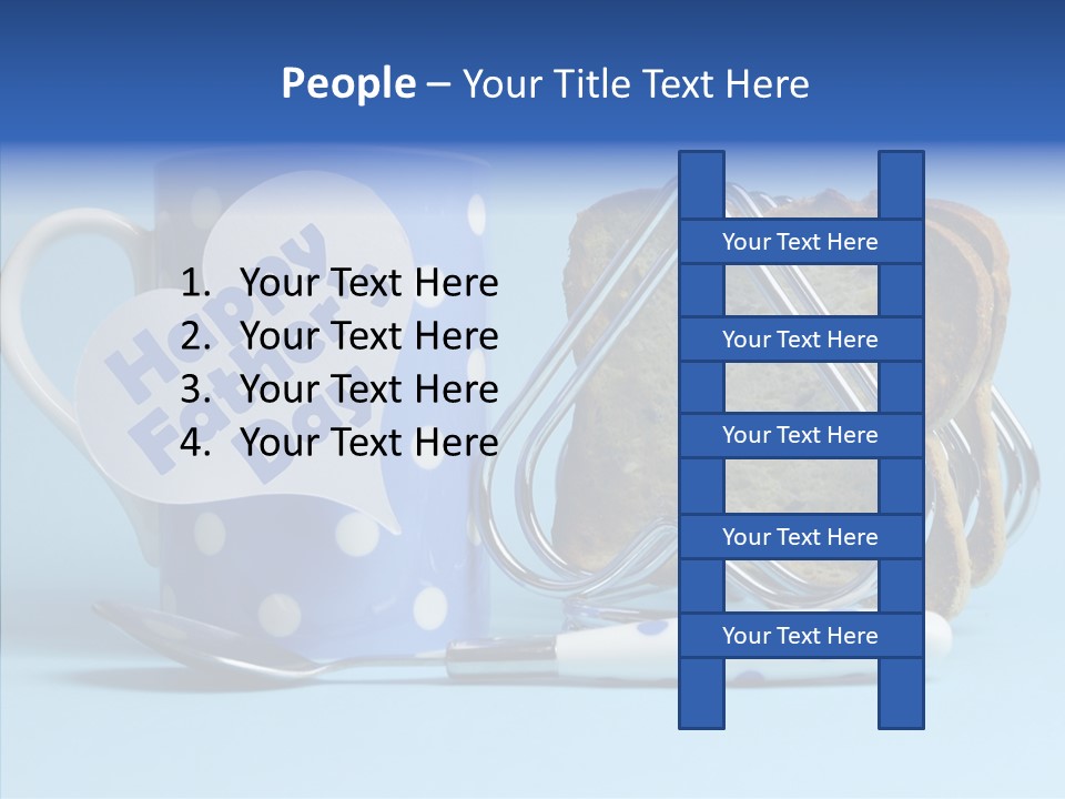 Heart Tag Breakfast PowerPoint Template