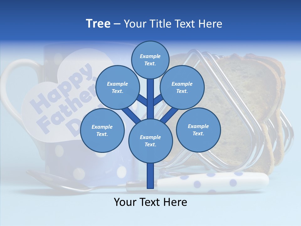 Heart Tag Breakfast PowerPoint Template