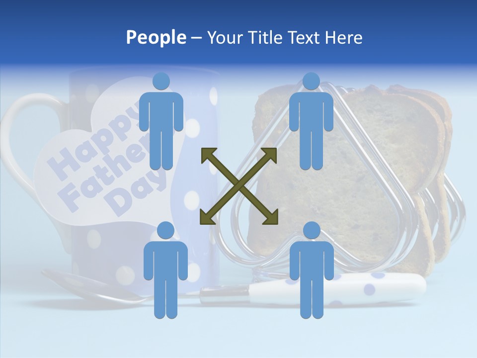 Heart Tag Breakfast PowerPoint Template